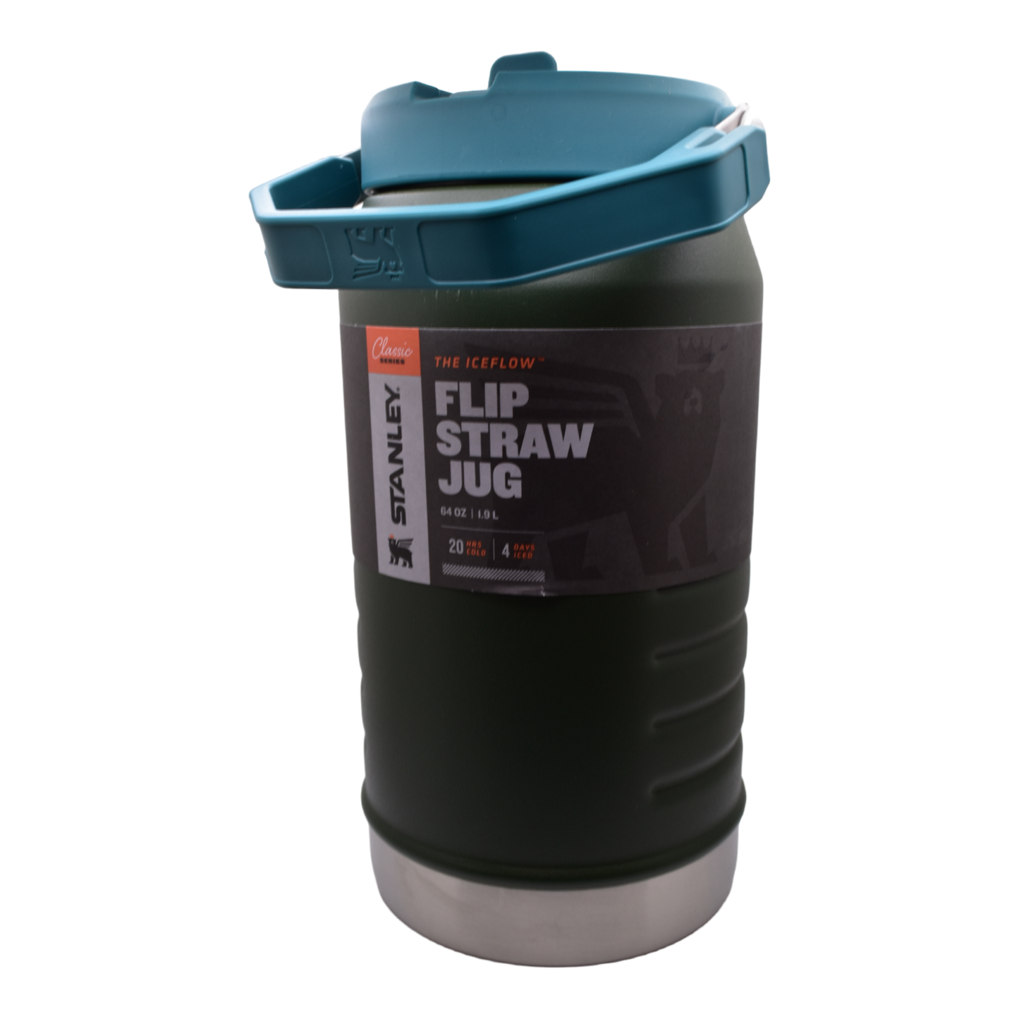 The Ice Flow Flip Straw Jug - Spirulina