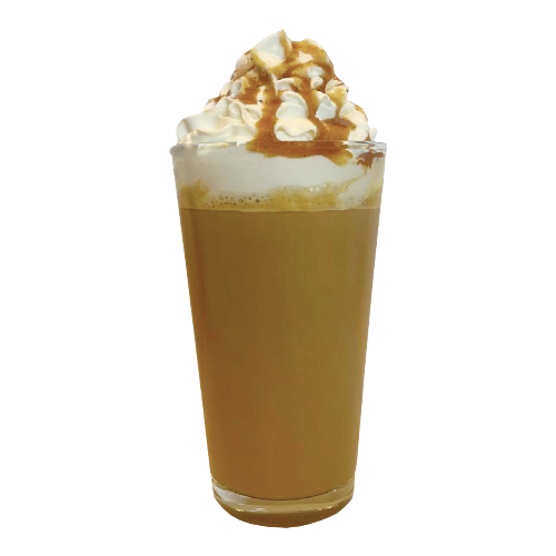 Pumpkin Praline Latte (Pumpkin Spice, Butter Pecan, Caramel)