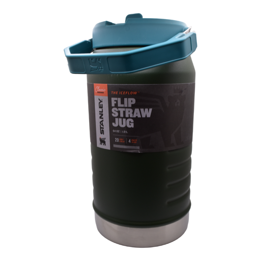 The Ice Flow Flip Straw Jug - Spirulina